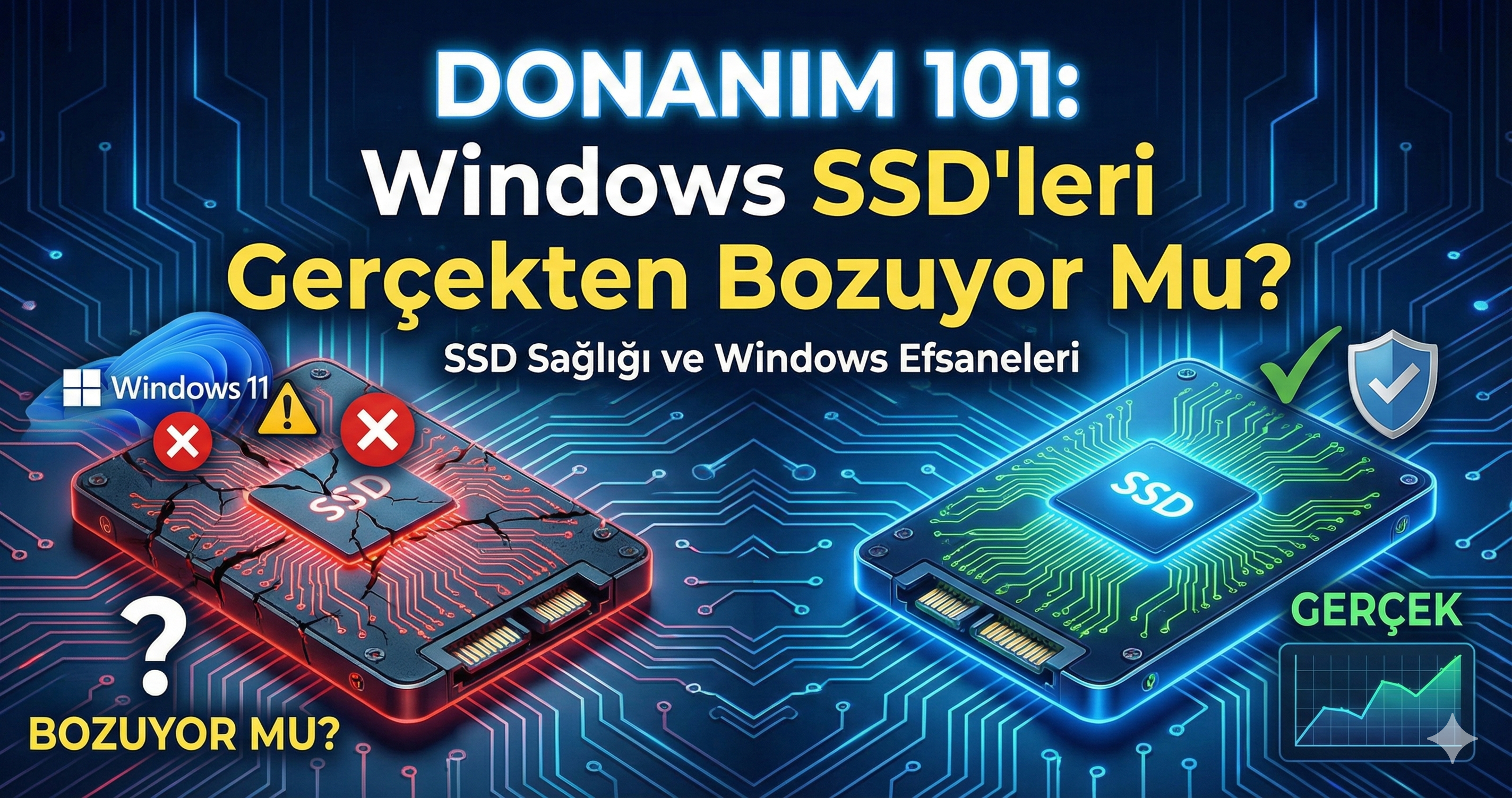 Donanım 101: Windows SSD'leri Gerçekten Bozuyor Mu?